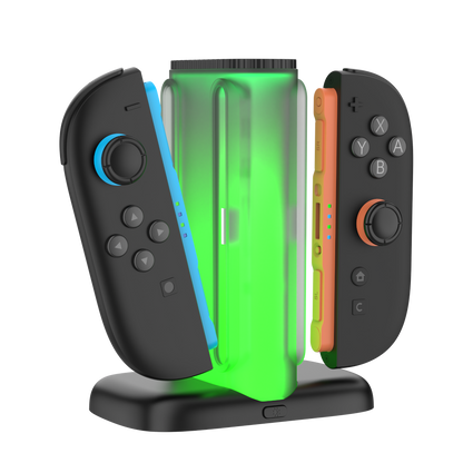 YAXO Ładowarka do Joy-Con QUAD CHARGE DOCK do NS2 Techno Black