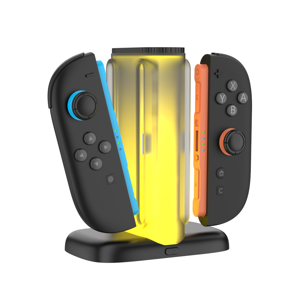 YAXO Ładowarka do Joy-Con QUAD CHARGE DOCK do NS2 Techno Black