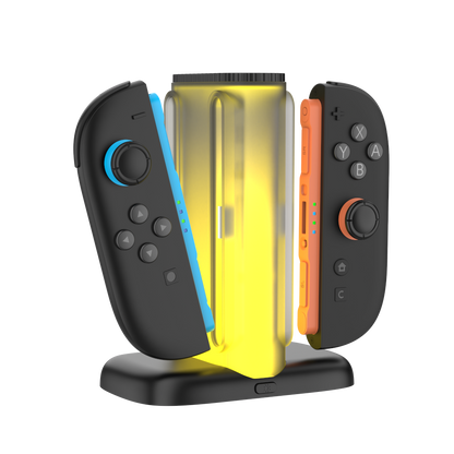 YAXO Ładowarka do Joy-Con QUAD CHARGE DOCK do NS2 Techno Black