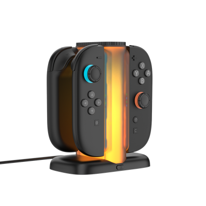 YAXO Ładowarka do Joy-Con QUAD CHARGE DOCK do NS2 Techno Black