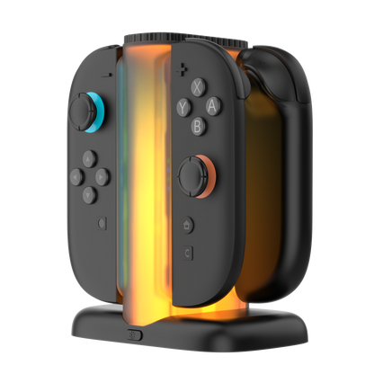 YAXO Ładowarka do Joy-Con QUAD CHARGE DOCK do NS2 Techno Black