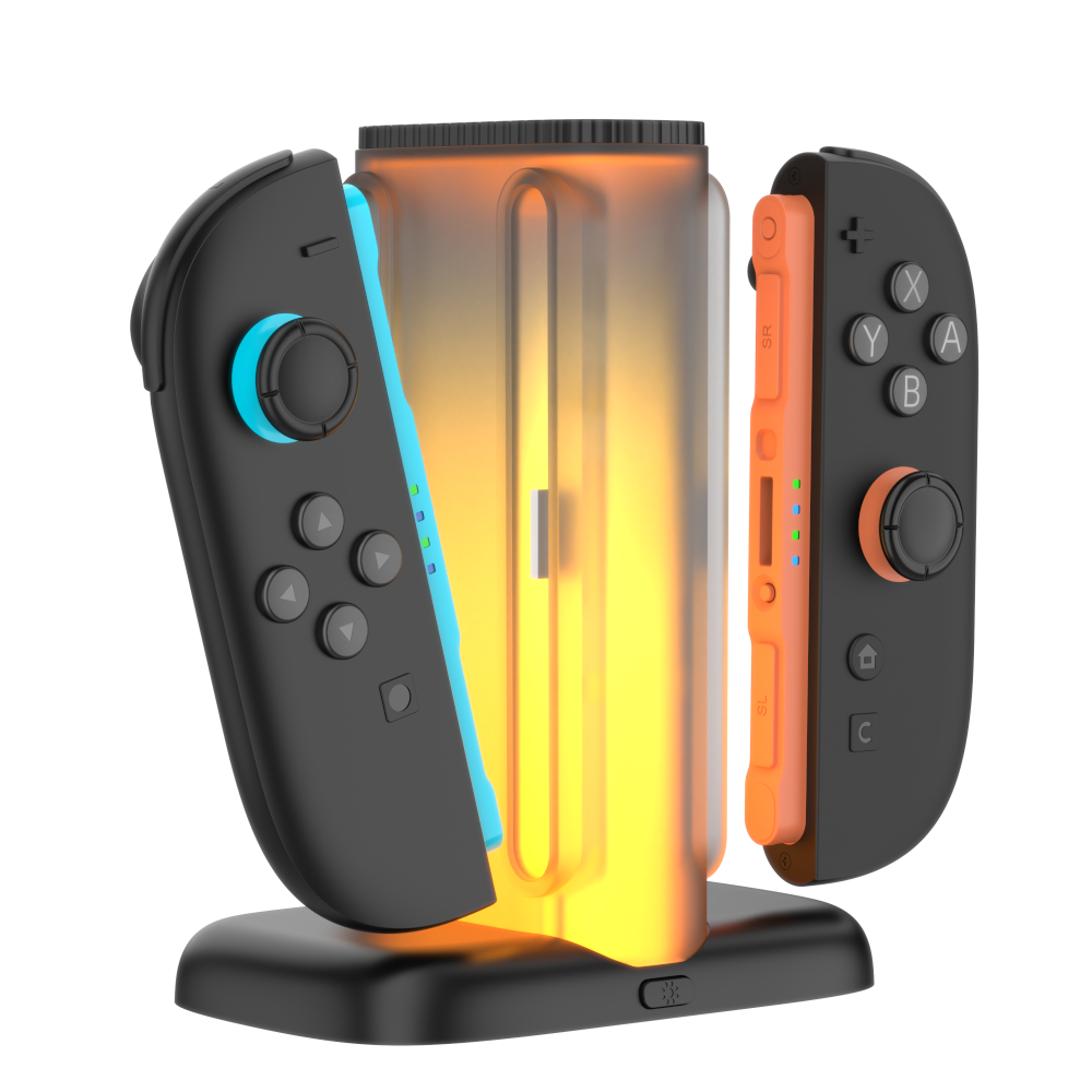 YAXO Ładowarka do Joy-Con QUAD CHARGE DOCK do NS2 Techno Black