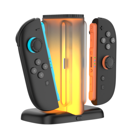 YAXO Ładowarka do Joy-Con QUAD CHARGE DOCK do NS2 Techno Black