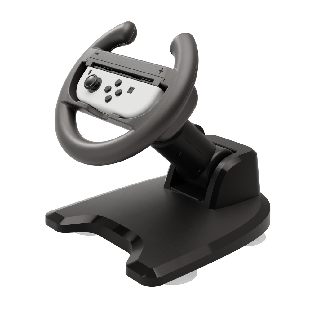YAXO Podstawka z uchwytem do Joy-Con RACING SET do NS/NS2 Techno Black