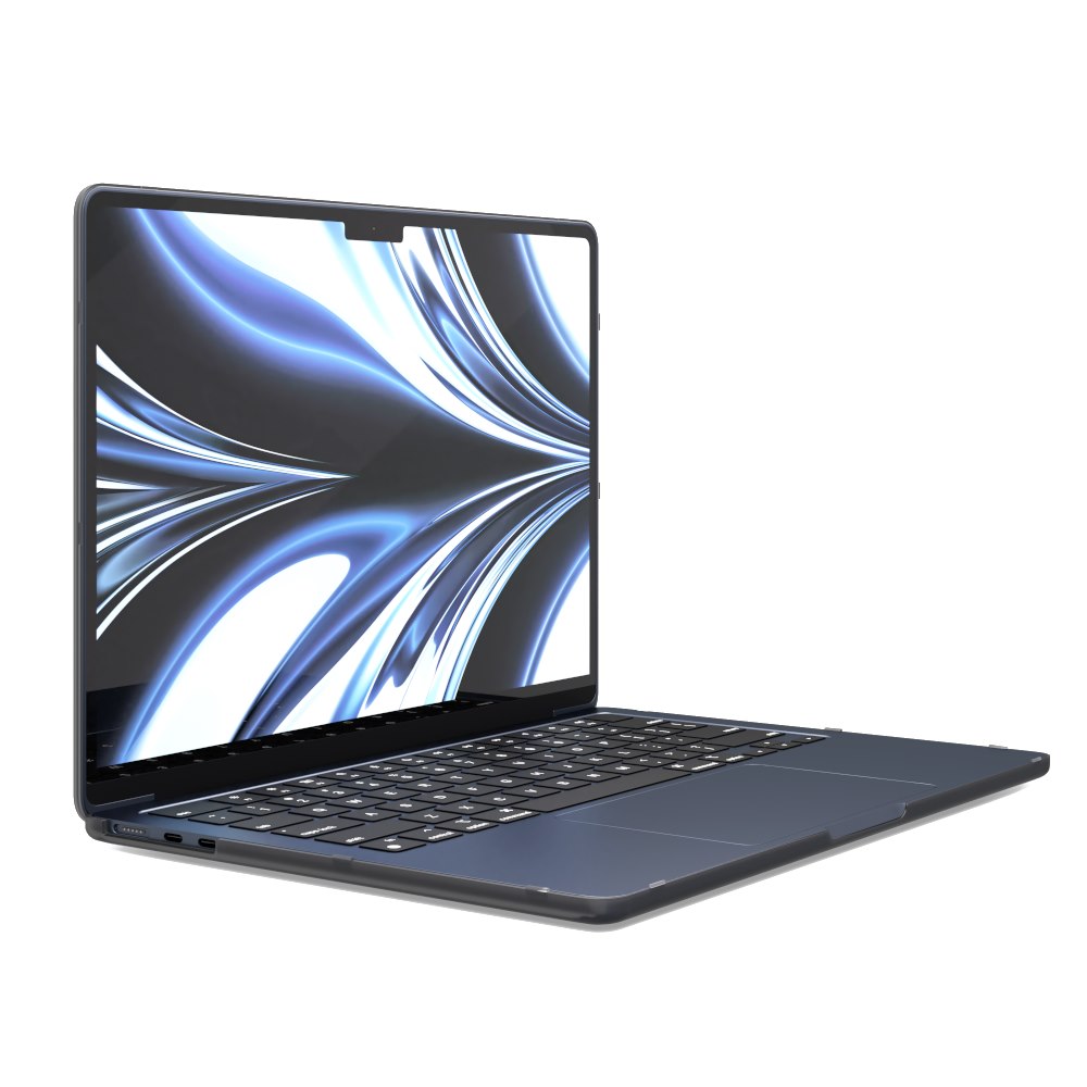 NEXT ONE Etui SafeGuard MacBook Air 13" M2 / M3 / M4 / M5 smoke black