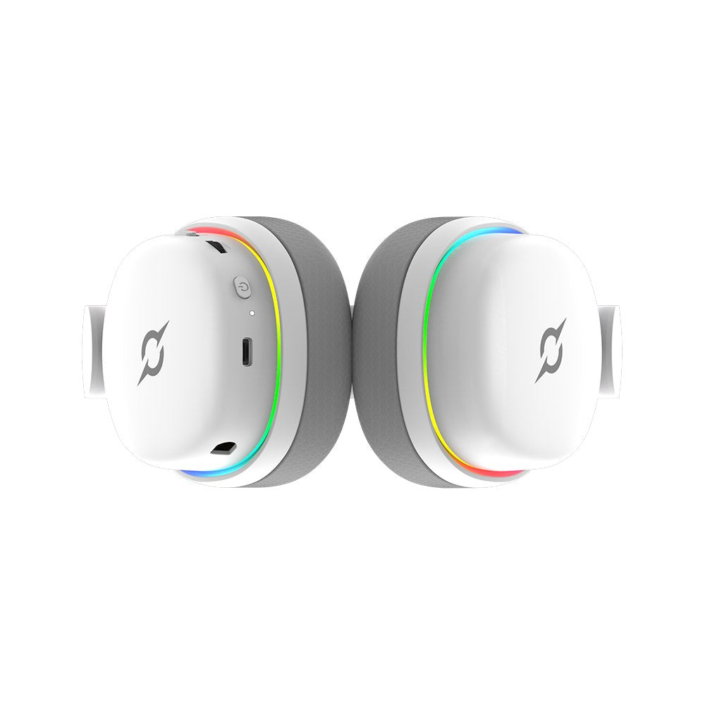 AQIRYS Słuchawki ANC Dual Mode: Wirelles&BT+Wired LUNA white