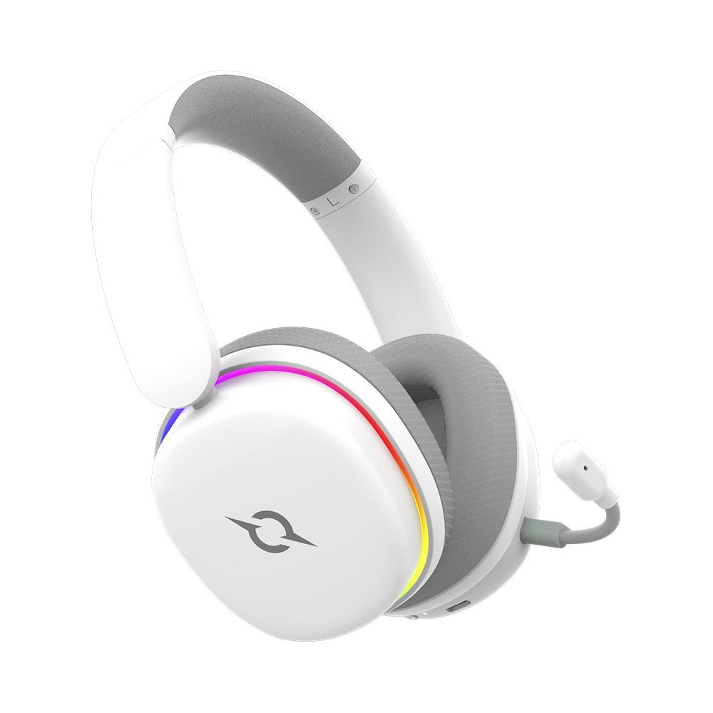 AQIRYS Słuchawki ANC Dual Mode: Wirelles&BT+Wired LUNA white