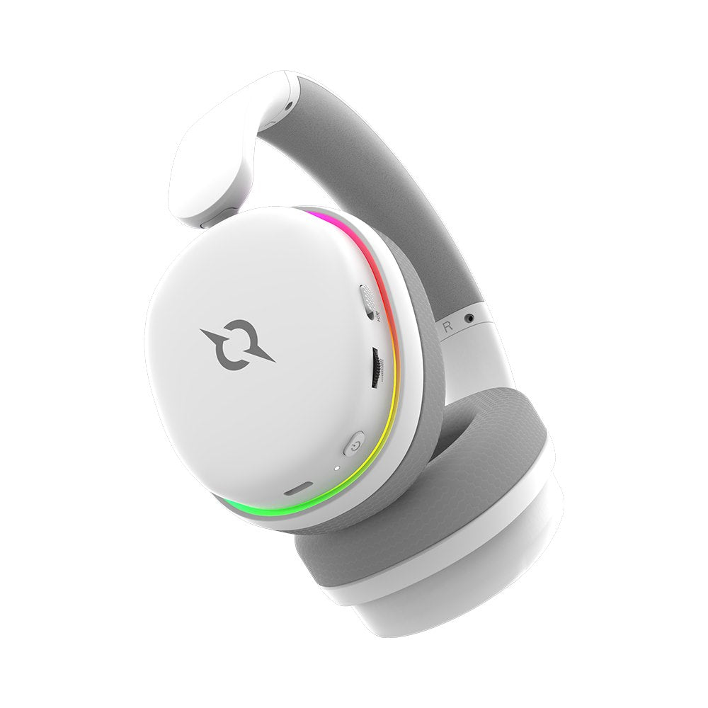 AQIRYS Słuchawki ANC Dual Mode: Wirelles&BT+Wired LUNA white