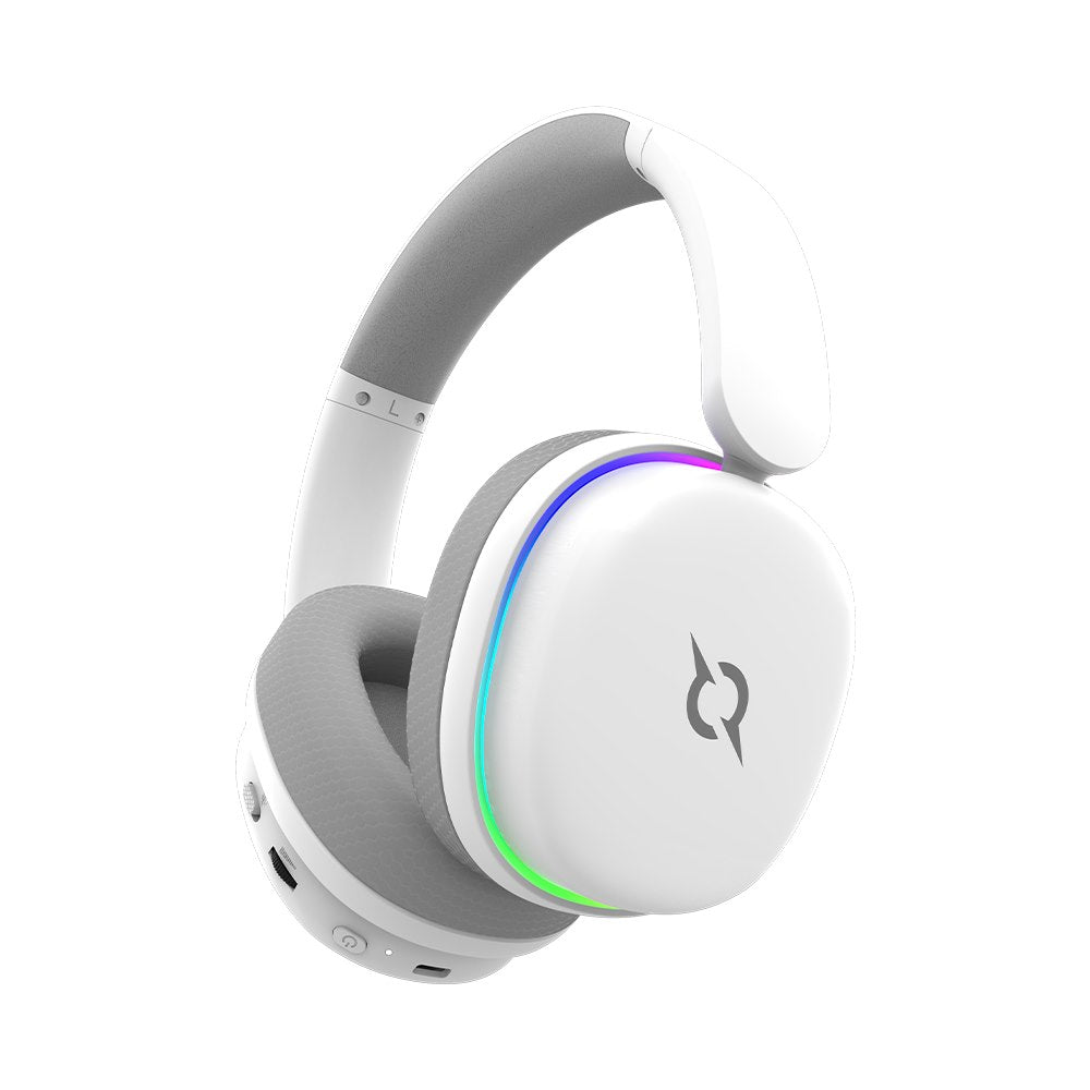 AQIRYS Słuchawki ANC Dual Mode: Wirelles&BT+Wired LUNA white