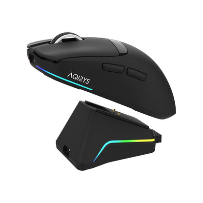AQIRYS Myszka Dual Mode: Wirelles&BT+Wired NYX black