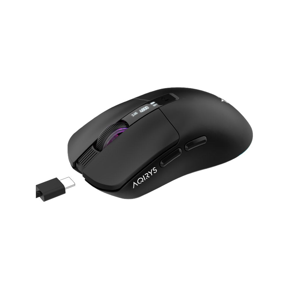 AQIRYS Myszka Dual Mode: Wirelles&BT+Wired M2 black