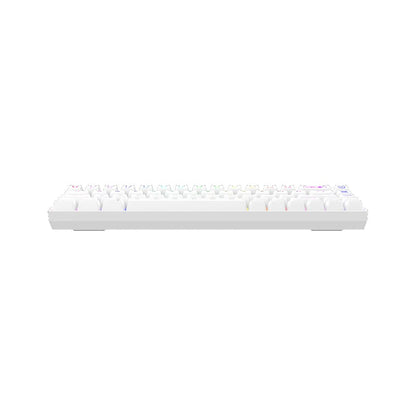 AQIRYS Klawiatura mechaniczna 65%/68 klawiszy Dual Mode: Wirelles&BT+Wired MIRA 2.0 white