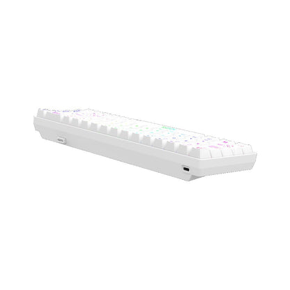 AQIRYS Klawiatura mechaniczna 65%/68 klawiszy Dual Mode: Wirelles&BT+Wired MIRA 2.0 white