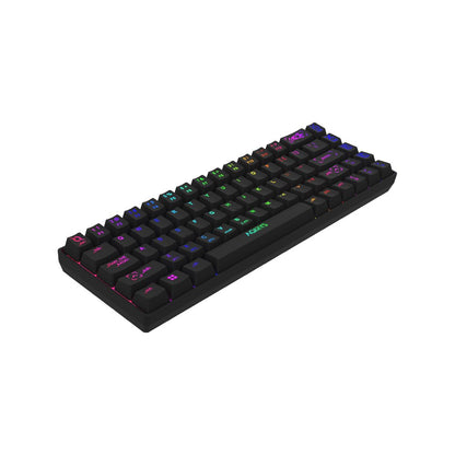 AQIRYS Klawiatura mechaniczna 65%/68 klawiszy Dual Mode: Wirelles&BT+Wired MIRA 2.0 black