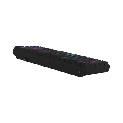 AQIRYS Klawiatura mechaniczna 65%/68 klawiszy Dual Mode: Wirelles&BT+Wired MIRA 2.0 black