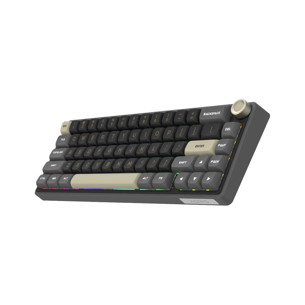 AQIRYS Klawiatura mechaniczna 65%/68 klawiszy Dual Mode: Wirelles&BT+Wired TALITHA black