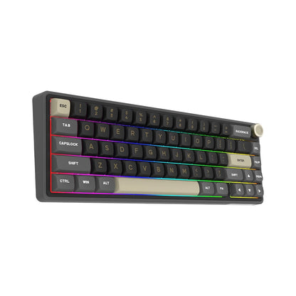 AQIRYS Klawiatura mechaniczna 65%/68 klawiszy Dual Mode: Wirelles&BT+Wired TALITHA black