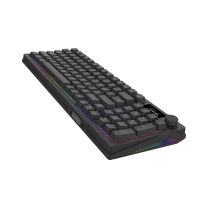 AQIRYS Klawiatura mechaniczna 96%/95 klawiszy Dual Mode: Wirelles&BT+Wired ATRIA black