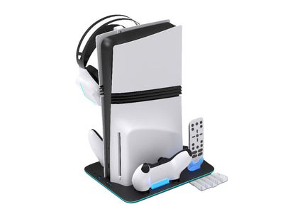 YAXO Podstawka chłodząca i ładująca ICE STORM NE do PS5/PS5 Slim/PS5 Pro Techno Black