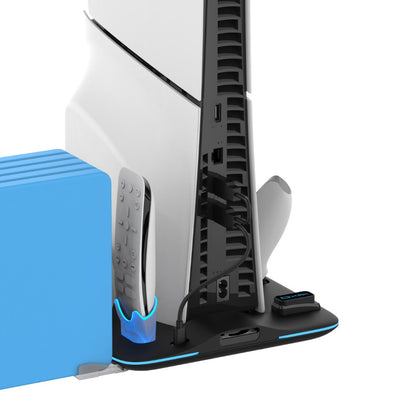 YAXO Podstawka chłodząca i ładująca ICE STORM NE do PS5/PS5 Slim/PS5 Pro Techno Black