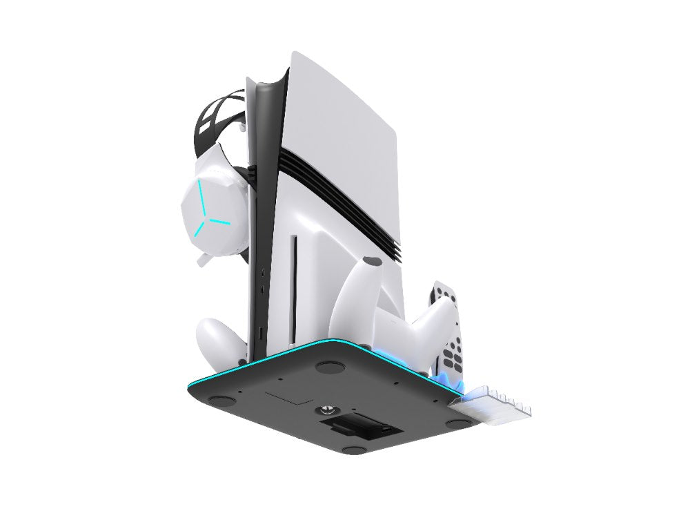 YAXO Podstawka chłodząca i ładująca ICE STORM NE do PS5/PS5 Slim/PS5 Pro Techno Black
