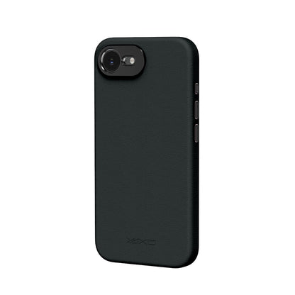 YAXO Etui na telefon Leather Gear Slim Case MagSafe iPhone 17e Dusty Black