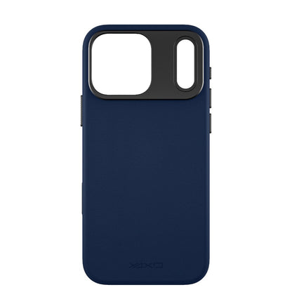 YAXO Etui na telefon Leather Gear Slim Case MagSafe iPhone 17 Pro Dusky Blue