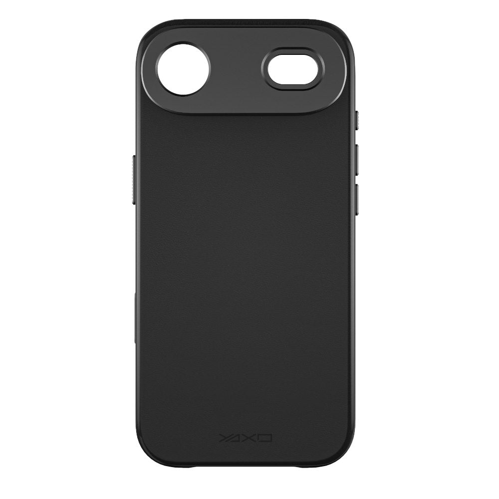 YAXO Etui na telefon Leather Gear Slim Case MagSafe iPhone 17 Air Dusty Black
