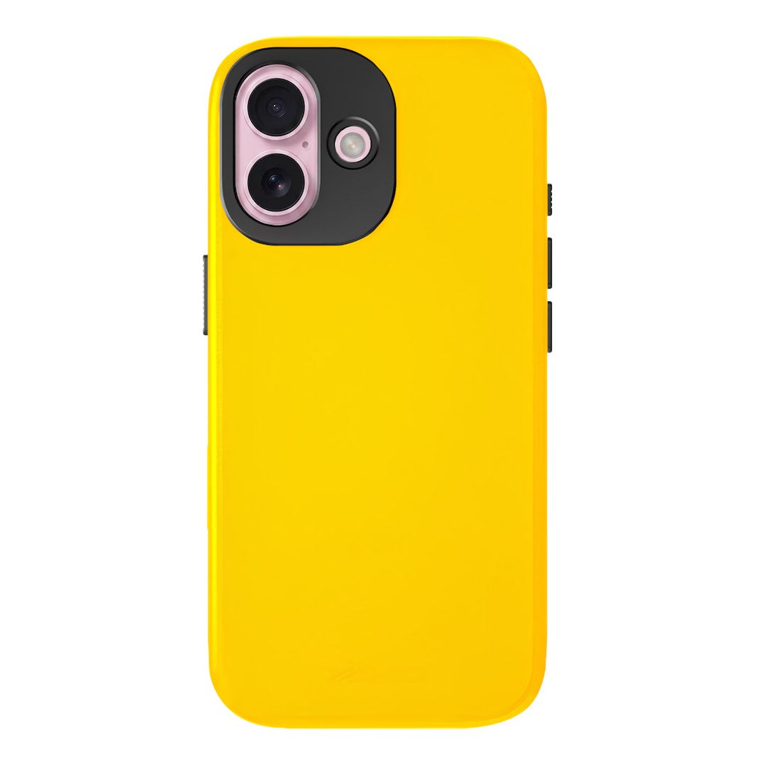 YAXO Etui na telefon Leather Gear Slim Case MagSafe iPhone 17 Honey Yellow