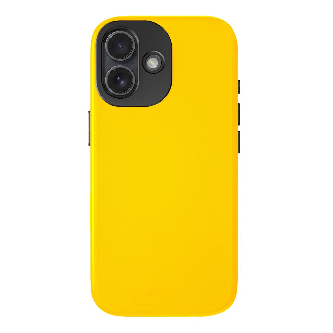 YAXO Etui na telefon Leather Gear Slim Case MagSafe iPhone 17 Honey Yellow