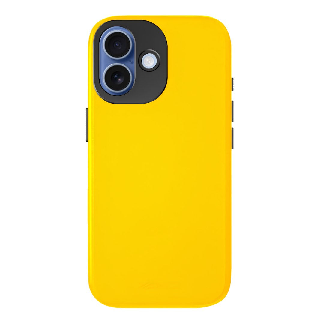 YAXO Etui na telefon Leather Gear Slim Case MagSafe iPhone 17 Honey Yellow