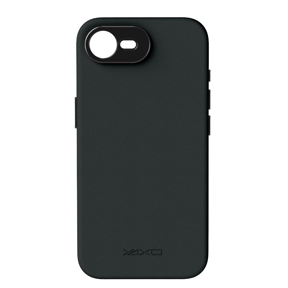 YAXO Etui na telefon Leather Gear Slim Case MagSafe iPhone 17e Dusty Black