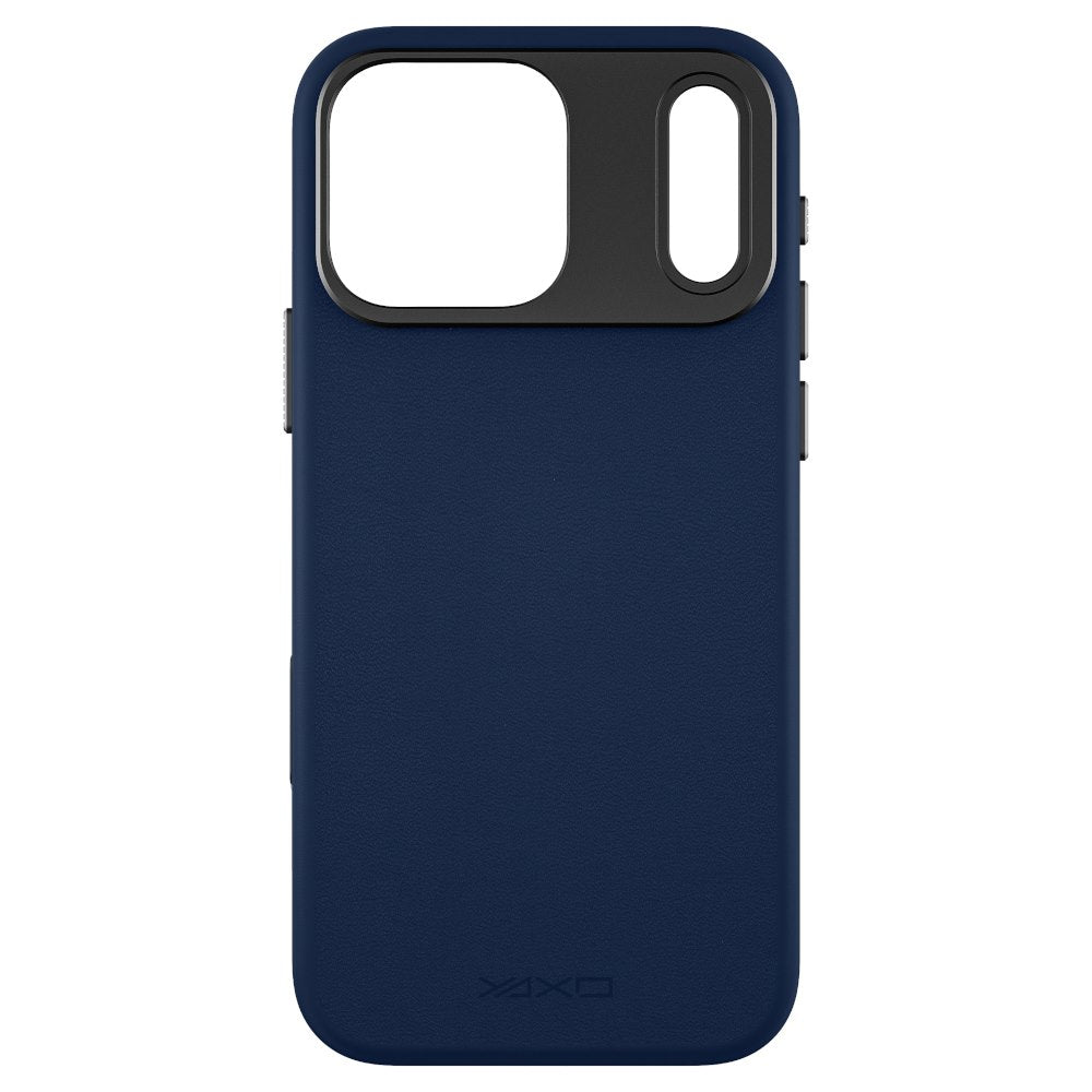 YAXO Etui na telefon Leather Gear Slim Case MagSafe iPhone 17 Pro Max Dusky Blue