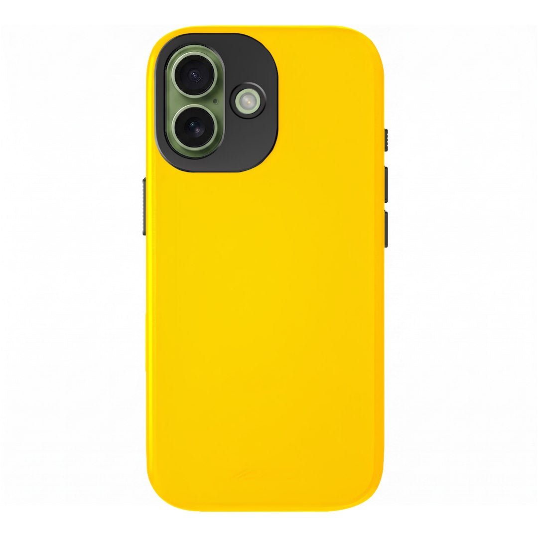 YAXO Etui na telefon Leather Gear Slim Case MagSafe iPhone 17 Honey Yellow