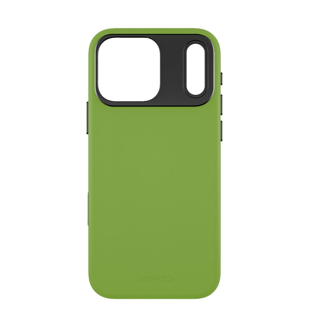 YAXO Etui na telefon Leather Gear Slim Case MagSafe iPhone 17 Pro Tropic Green