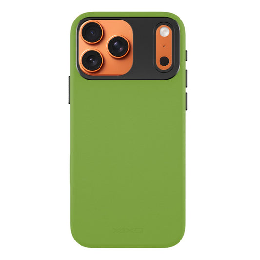 YAXO Etui na telefon Leather Gear Slim Case MagSafe iPhone 17 Pro Tropic Green