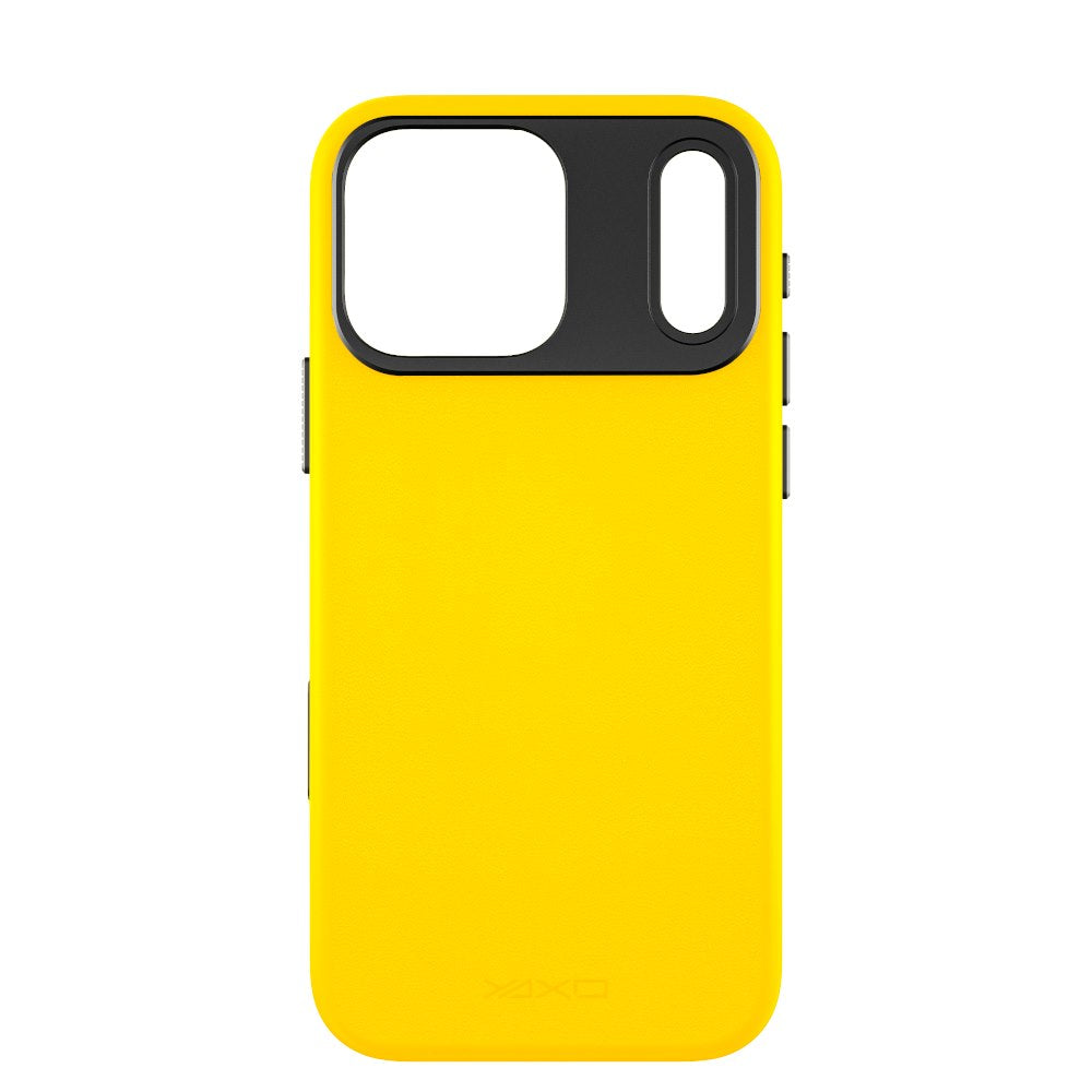 YAXO Etui na telefon Leather Gear Slim Case MagSafe iPhone 17 Pro Honey Yellow