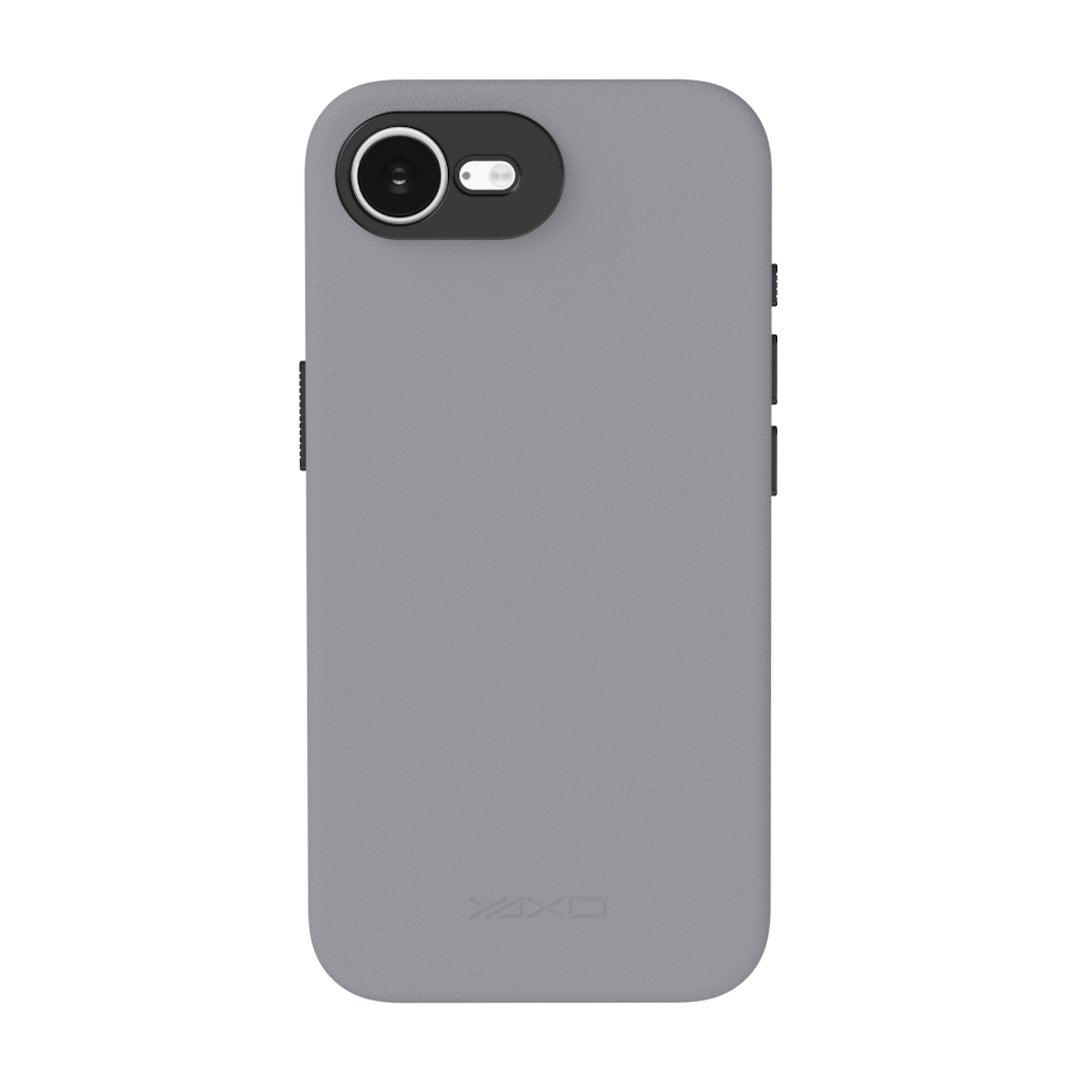 YAXO Etui na telefon Leather Gear Slim Case MagSafe iPhone 17e Bohemian Gray