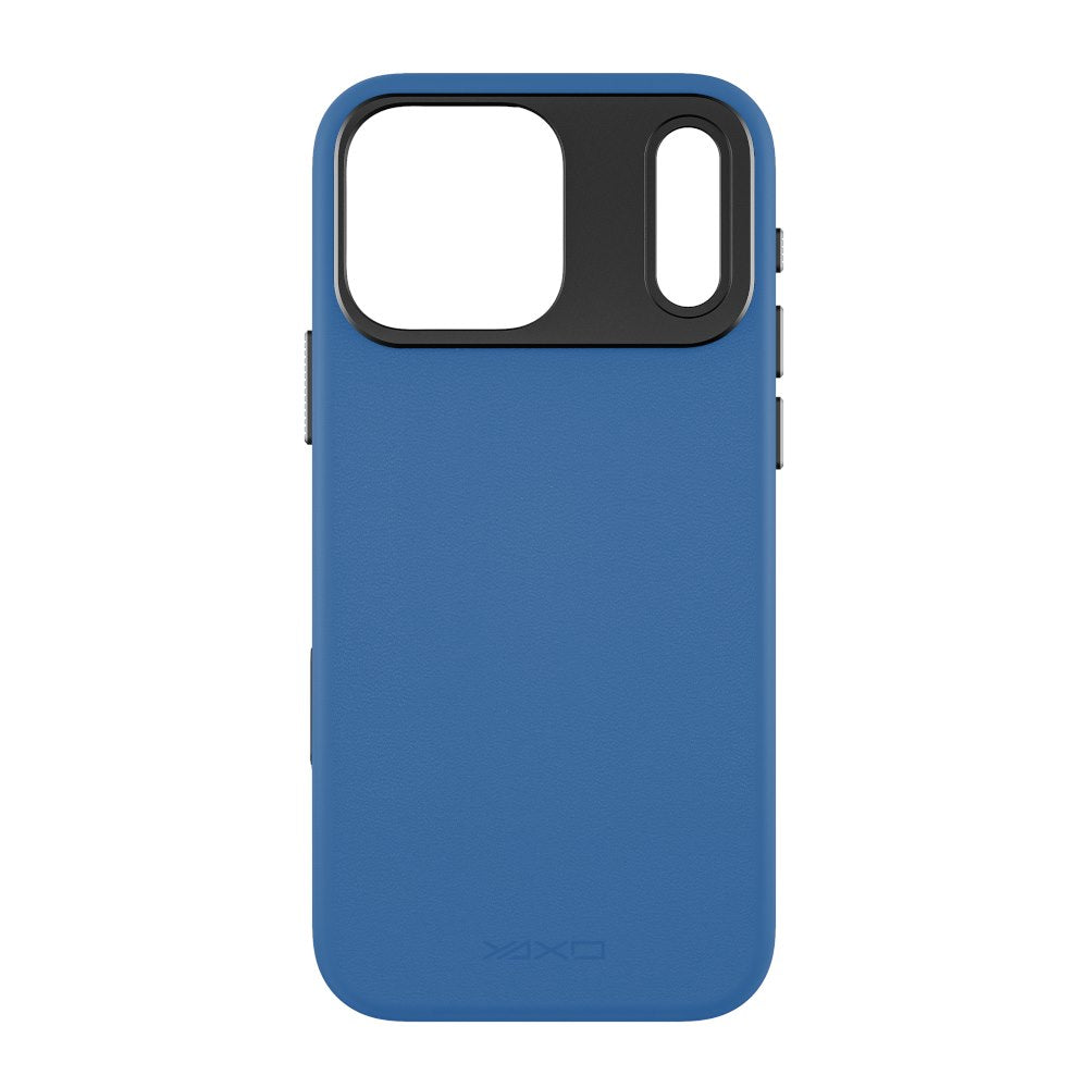 YAXO Etui na telefon Leather Gear Slim Case MagSafe iPhone 17 Pro Max Electric Blue