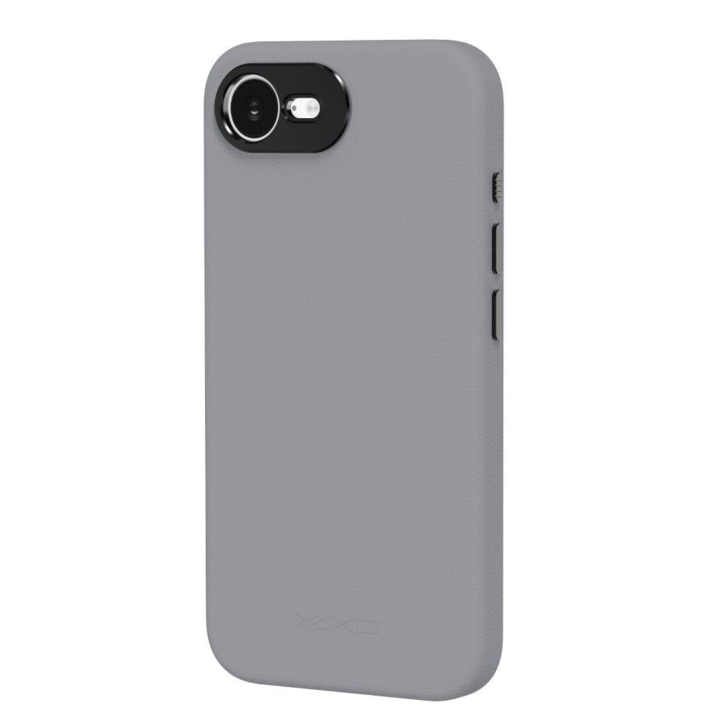 YAXO Etui na telefon Leather Gear Slim Case MagSafe iPhone 17e Bohemian Gray