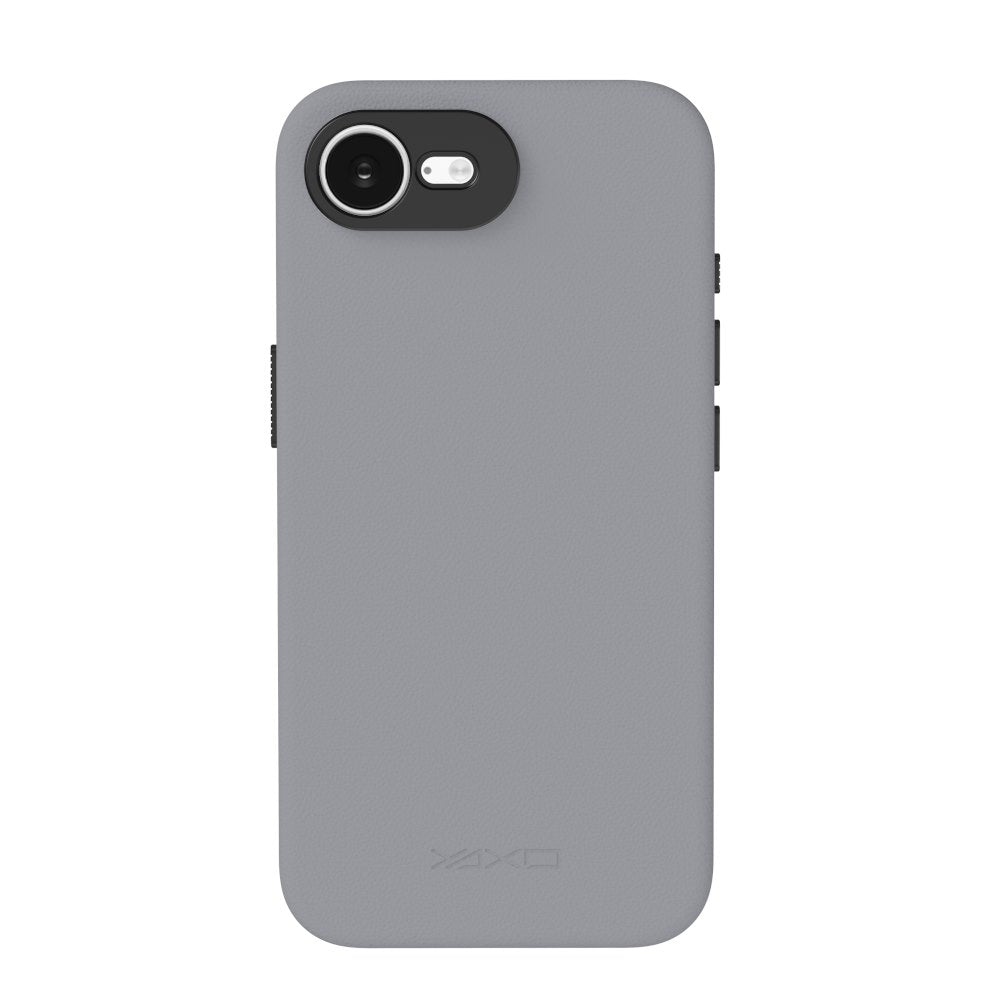 YAXO Etui na telefon Leather Gear Slim Case MagSafe iPhone 17e Bohemian Gray