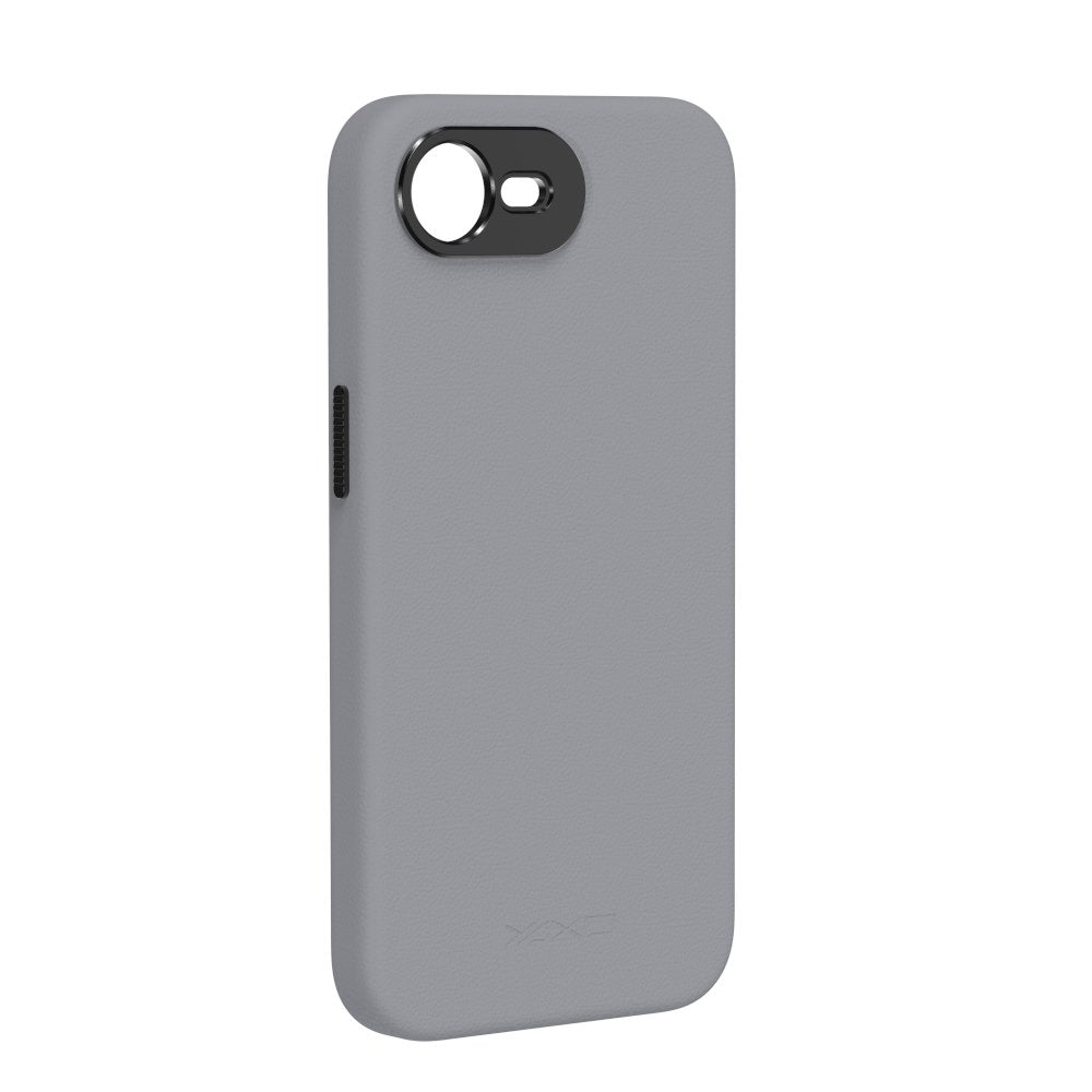 YAXO Etui na telefon Leather Gear Slim Case MagSafe iPhone 17e Bohemian Gray