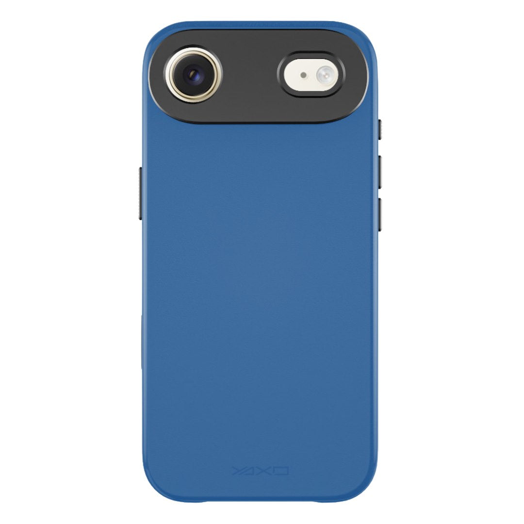 YAXO Etui na telefon Leather Gear Slim Case MagSafe iPhone 17 Air Electric Blue