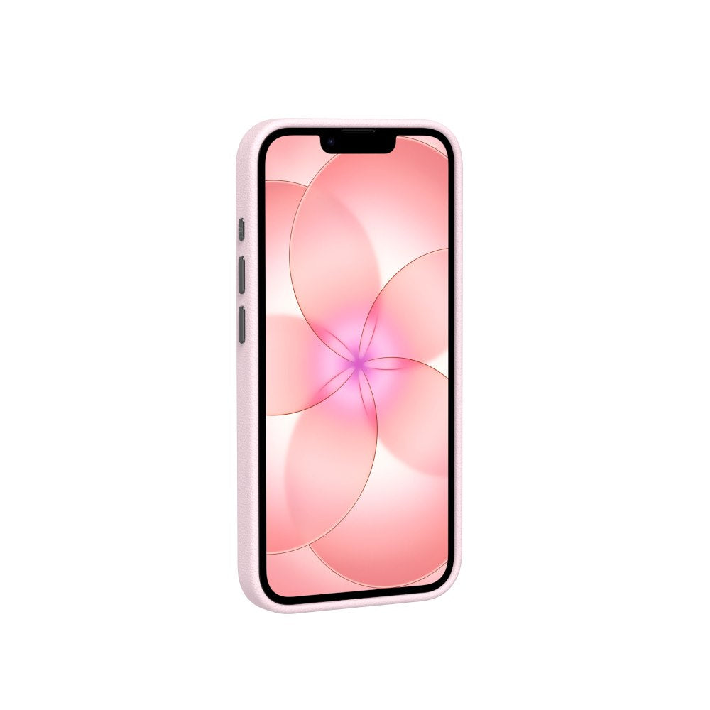 YAXO Etui na telefon Leather Gear Slim Case MagSafe iPhone 17e Glamure Pink - Cool Edition