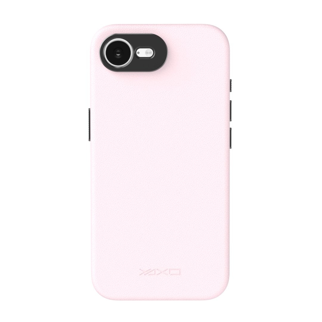 YAXO Etui na telefon Leather Gear Slim Case MagSafe iPhone 17e Glamure Pink - Cool Edition