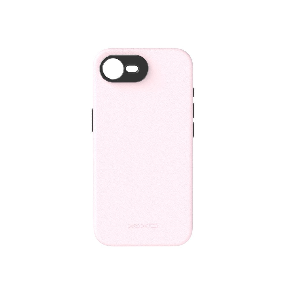 YAXO Etui na telefon Leather Gear Slim Case MagSafe iPhone 17e Glamure Pink - Cool Edition