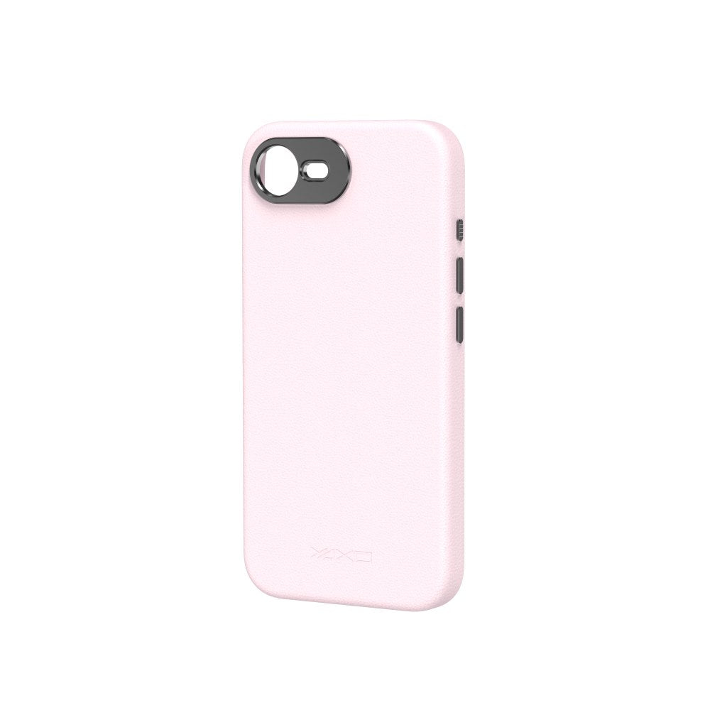 YAXO Etui na telefon Leather Gear Slim Case MagSafe iPhone 17e Glamure Pink - Cool Edition