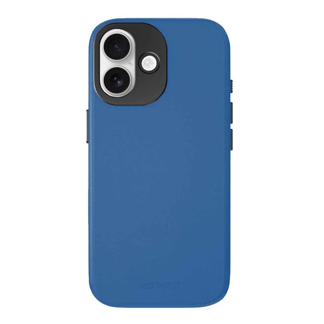 YAXO Etui na telefon Leather Gear Slim Case MagSafe iPhone 17 Electric Blue