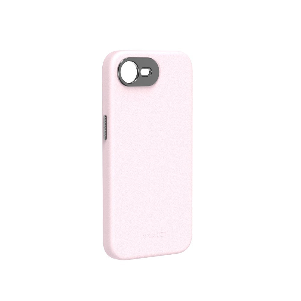 YAXO Etui na telefon Leather Gear Slim Case MagSafe iPhone 17e Glamure Pink - Cool Edition
