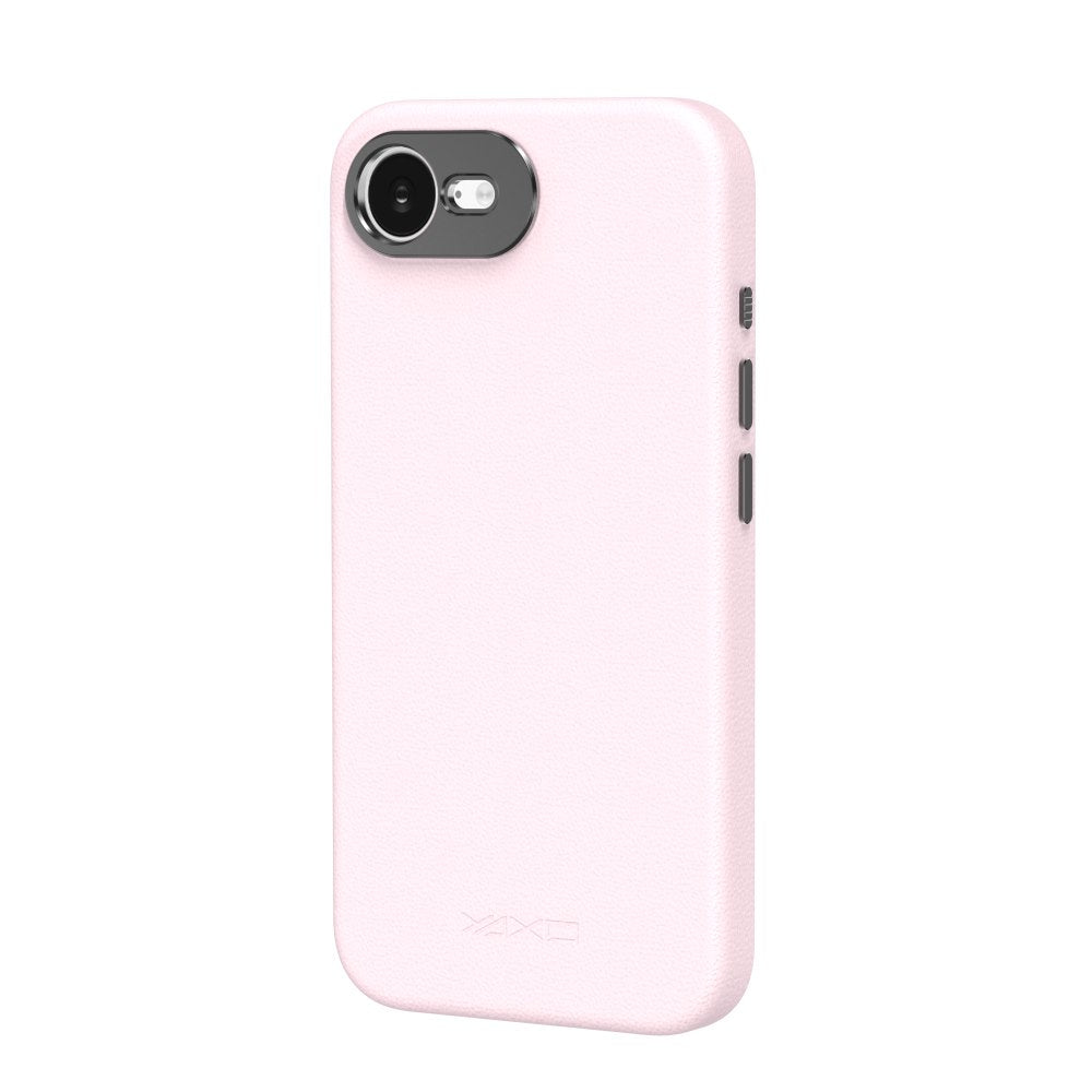 YAXO Etui na telefon Leather Gear Slim Case MagSafe iPhone 17e Glamure Pink - Cool Edition